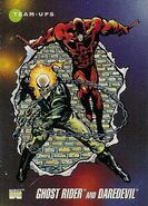 Daniel Ketch and Matthew Murdock (Earth-616) from Marvel Universe Cards Series III 0001