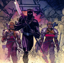 S'Yan and Dora Milaje (Earth-616) from Black Panther Vol 4 6 0001