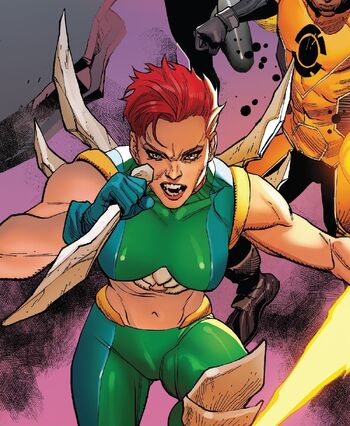 Sarah Rushman (Earth-616) from Secret X-Men Vol 1 1 Cover