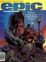 Epic Illustrated #2 "Almuric" Release date: May 20, 1980 Cover date: Summer, 1980