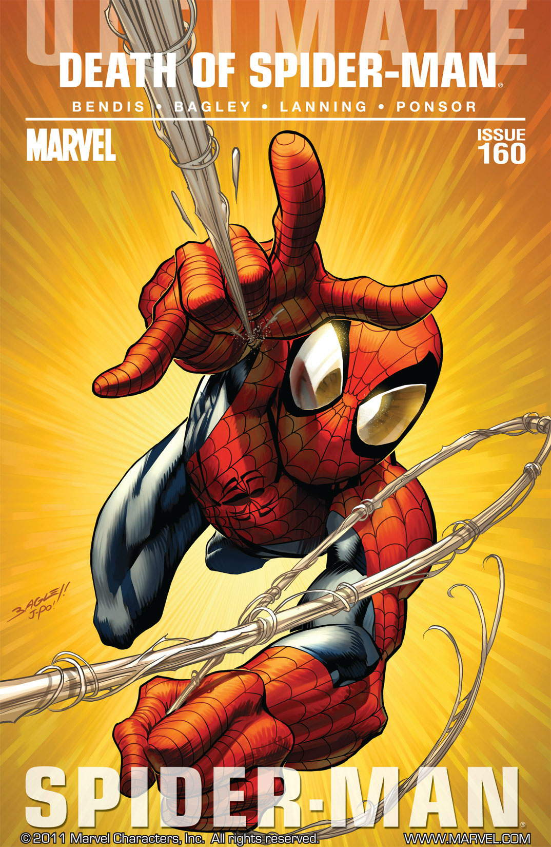 ultimate spiderman comic cover