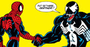 Peter Parker (Earth-616) and Edward Brock (Earth-616) from Amazing Spider-Man Vol 1 362 001