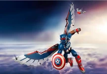 Samuel Wilson (Earth-TRN1702) (583 KB) Captain America LEGO Marvel Construction Figures (Earth-TRN1702)