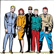 The X-Men in their civilian clothes.