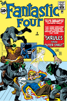 Fantastic Four #2 "The Fantastic Four Meet the Skrulls from Outer Space!" Release date: September 28, 1961 Cover date: January, 1962