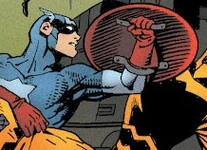 Nightcrawler teamed up with Captain America (Earth-TRN1136)