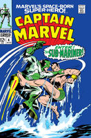 Captain Marvel #4 "The Alien and the Amphibian!" Release date: May 9, 1968 Cover date: August, 1968