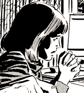 Apprehensively following her brother on the news From Captain Britain #31