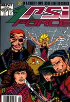 Psi-Force #32 "The Fist of Love" Release date: February 7, 1989 Cover date: June, 1989