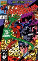 Web of Spider-Man #74 "Art and Soul" Release date: January 1, 1991 Cover date: March, 1991
