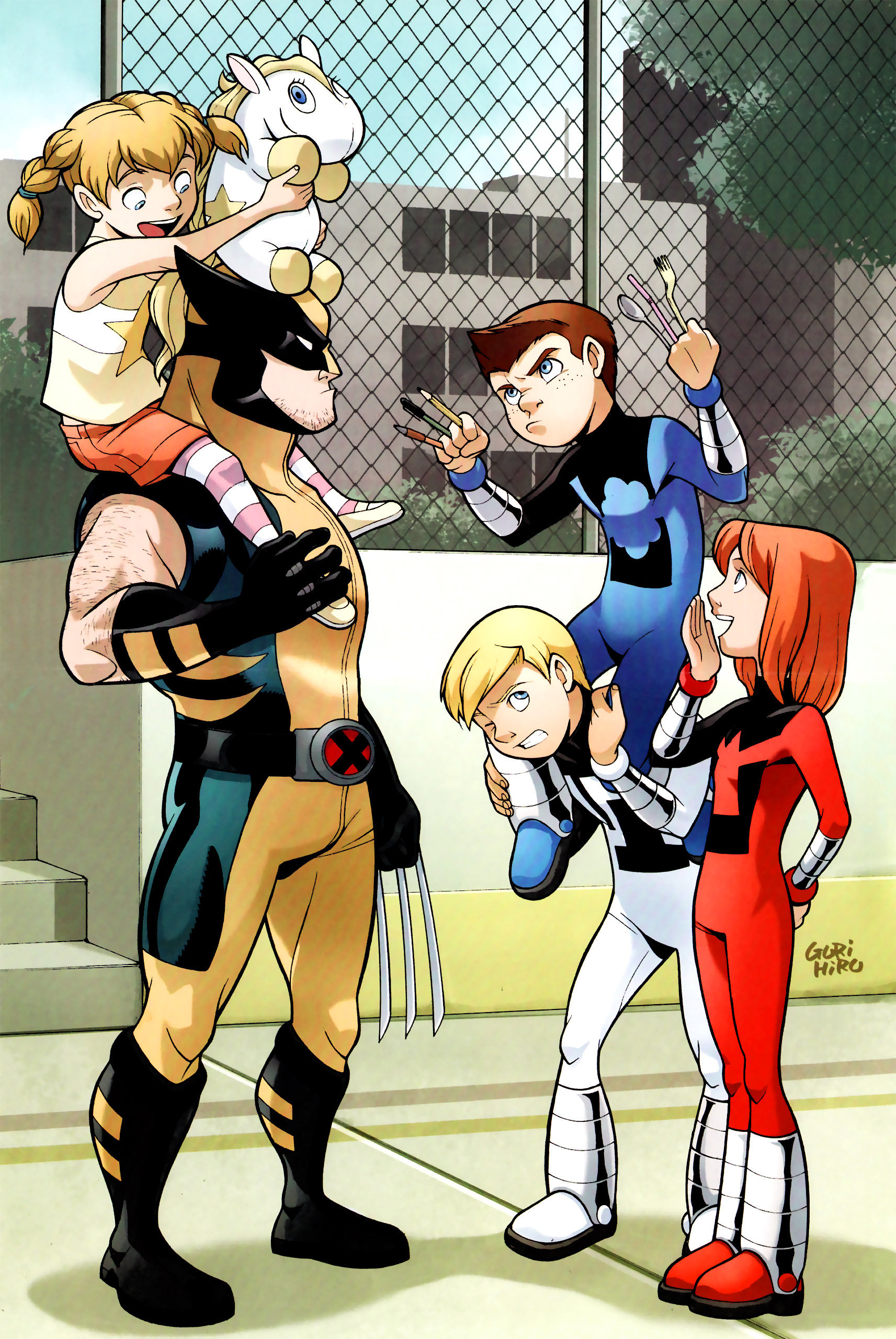 power pack naked Wolverine and Power Pack Vol 1 1 | Marvel Database | Fandom