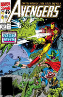 Avengers #327 "Into a Darkling Plain" Release date: October 16, 1990 Cover date: December, 1990