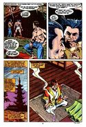 Learning zen meditation from Wolverine while Bruce Banner watches From Marvel Comics Presents #61