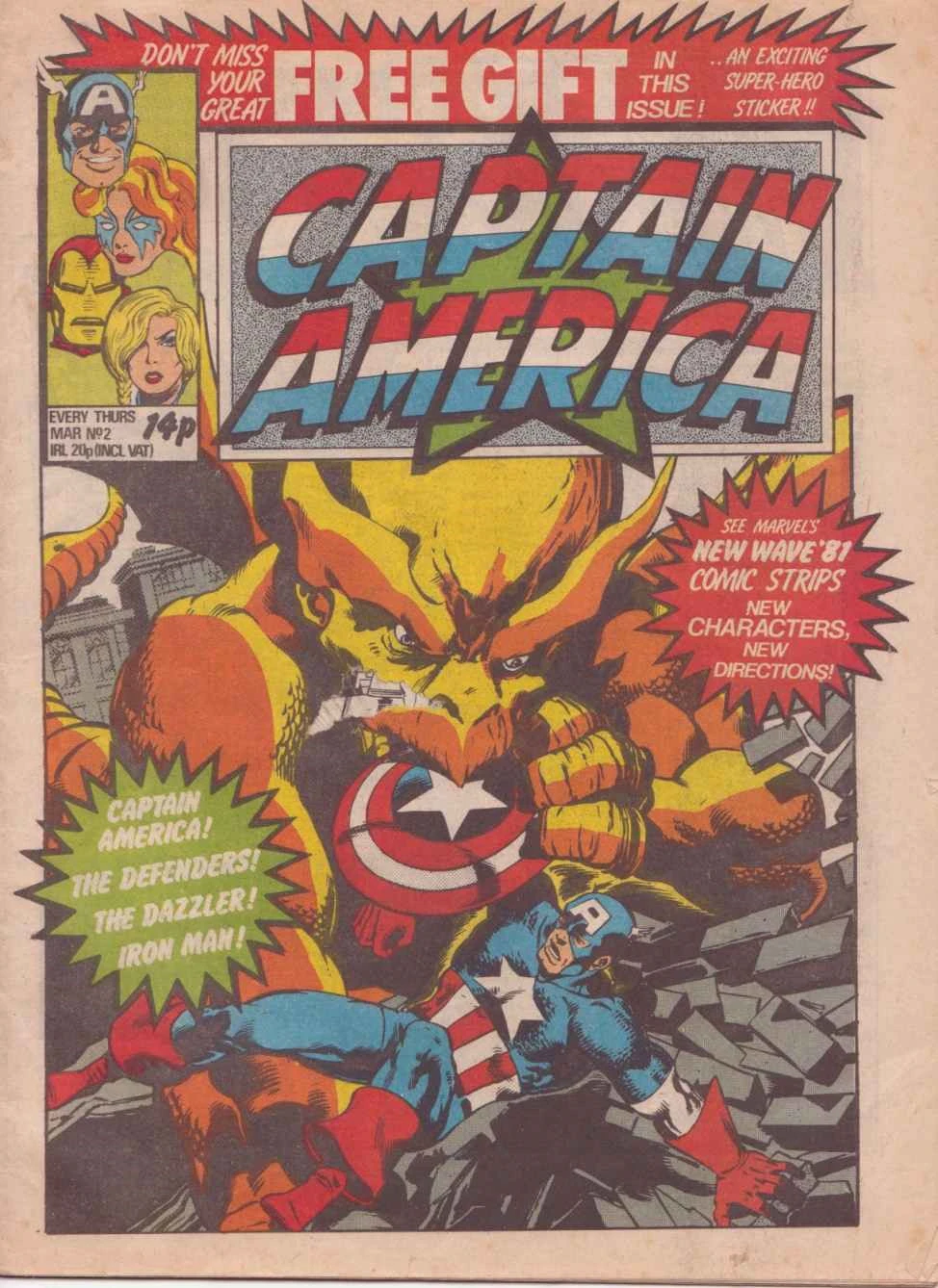 Captain America (UK) Vol 1 2 Marvel Database Fandom
