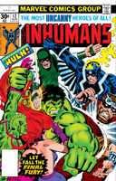 Inhumans #12 "A Berserker Called Hulk!" Release date: May 10, 1977 Cover date: August, 1977