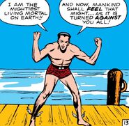 Namor swears vengeance on the surface world From Fantastic Four #4