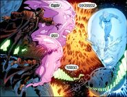 Alice Hayes (Earth-616) and Gene Hayes (Earth-616) battling Charles Xavier (Earth-616) from Iron Man- Legacy Vol 1 11 001