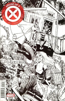 House of X Vol 1 1 Party Sketch Variant