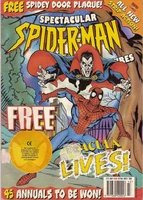 Spectacular Spider-Man (UK) Vol 1 053.jpg (197 KB) Not Available Spectacular Spider-Man (UK) #53 "Dracula Lives!" Cover date: October, 1999