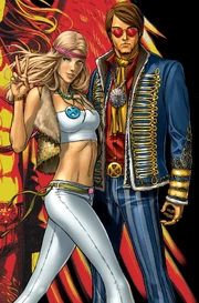Emma Frost (Earth-616) and Scott Summers (Earth-616) from Uncanny X-Men Vol 1 497 cover