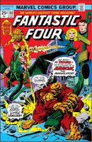 Fantastic Four #160 "In One World-- And Out the Other!" Release date: April 22, 1975 Cover date: July, 1975