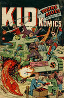 Kid Komics #5 "The Mad Fiend of Horror Castle" Release date: June 15, 1944 Cover date: Summer, 1944