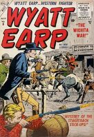 Wyatt Earp #5 "The Day Marshall Earp Met Annie Oakley" Release date: March 20, 1956 Cover date: July, 1956