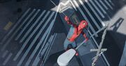 ドクター・ストレンジの救出を試みるスパイダーマン