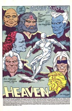 Norrin Radd (Earth-616) and Elders of the Universe (Earth-616) from Silver Surfer Vol 3 3 001