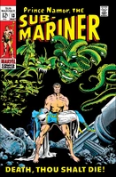 Sub-Mariner (Vol. 2) #13 "Death, Thou Shalt Die!" Release date: February 4, 1969 Cover date: May, 1969