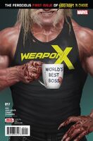 Weapon X (Vol. 3) #17 "Sabretooth's in Charge: Part One" Release date: May 2, 2018 Cover date: July, 2018