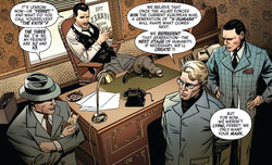 Dennis Piper (Earth-616) and Scientists Guild (Earth-616) from Marvel Comics Vol 1 1000 001