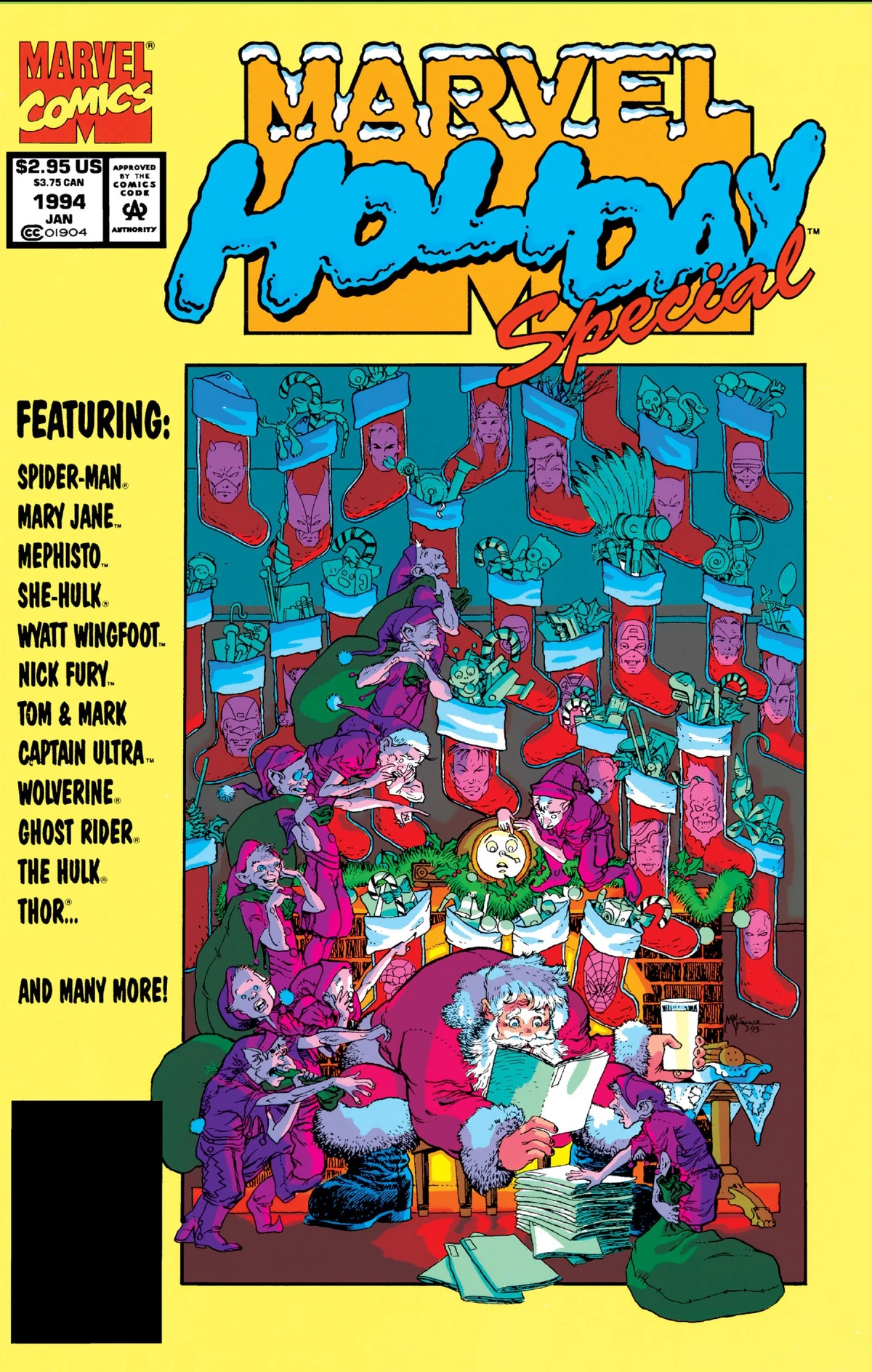 Marvel Holiday Special Vol 1 1993 Marvel Database Fandom