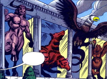 Menagerie of Myth (Earth-616) from Marvel Team-Up Vol 2 2 0001