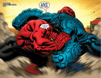 Red Hulk vs the A-Bomb