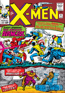 X-Men #9 "Enter, the Avengers" (January, 1965)