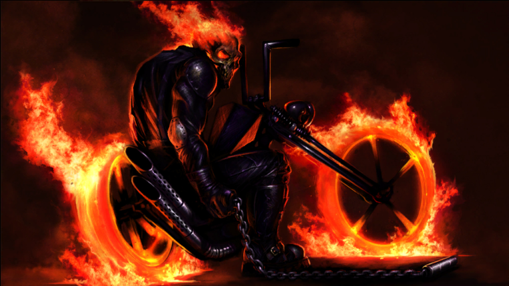 ghost rider red flame