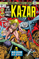 Ka-Zar (Vol. 2) #5 "A Man-God Unleashed!" Release date: June 25, 1974 Cover date: September, 1974