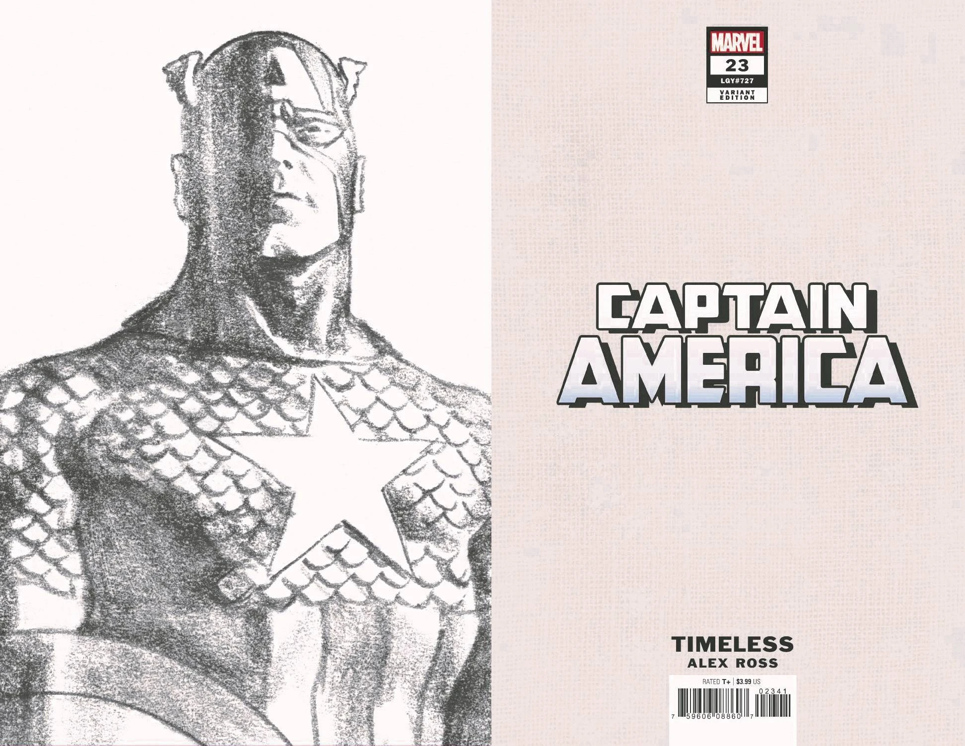 Heft (Captain America Timeless Sketch Wraparound Variant)