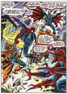 Fighting Spider-Man with Hobgoblin and Doppelganger From Web of Spider-Man #95