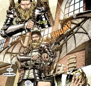 Putting on his flight suit From S.H.I.E.L.D. #1