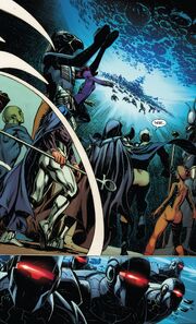 Sidera Maris (Multiverse) and Great Society (Earth-4290001) from New Avengers Vol 3 16.NOW 001