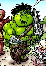 Hulk shot full of nannybots (Earth-30122)