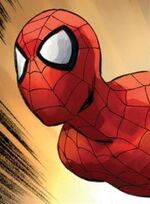 Flash Thompson Venom Symbiote physically bonded to Flash Thompson (Earth-24133)