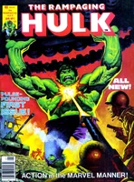 Rampaging Hulk Vol 1 1.jpg (114 KB) Rampaging Hulk #1 "The Krylorian Conspiracy" Release date: December 2, 1976 Cover date: January, 1977