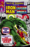 Tales of Suspense #93 "The Golden Gladiator and the Giant!" Release date: June 1, 1967 Cover date: September, 1967