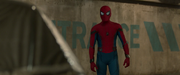 デイヴィスと対峙するスパイダーマン