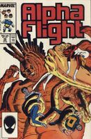 Alpha Flight #49 "Flesh of My Flesh!" Release date: May 5, 1987 Cover date: August, 1987