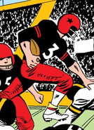 In his high school game after watching an episode of American football From Avengers #196