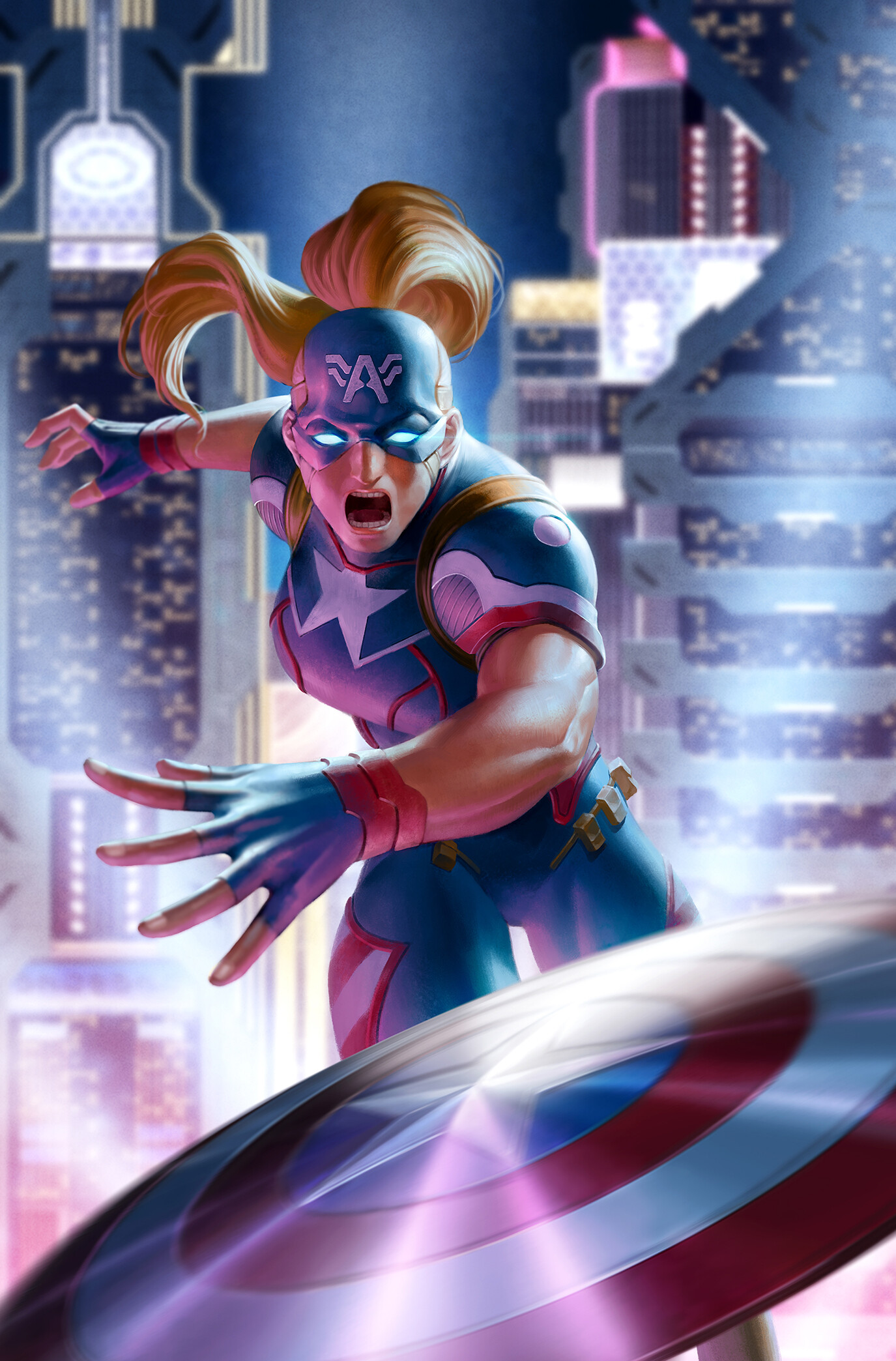 female captain america